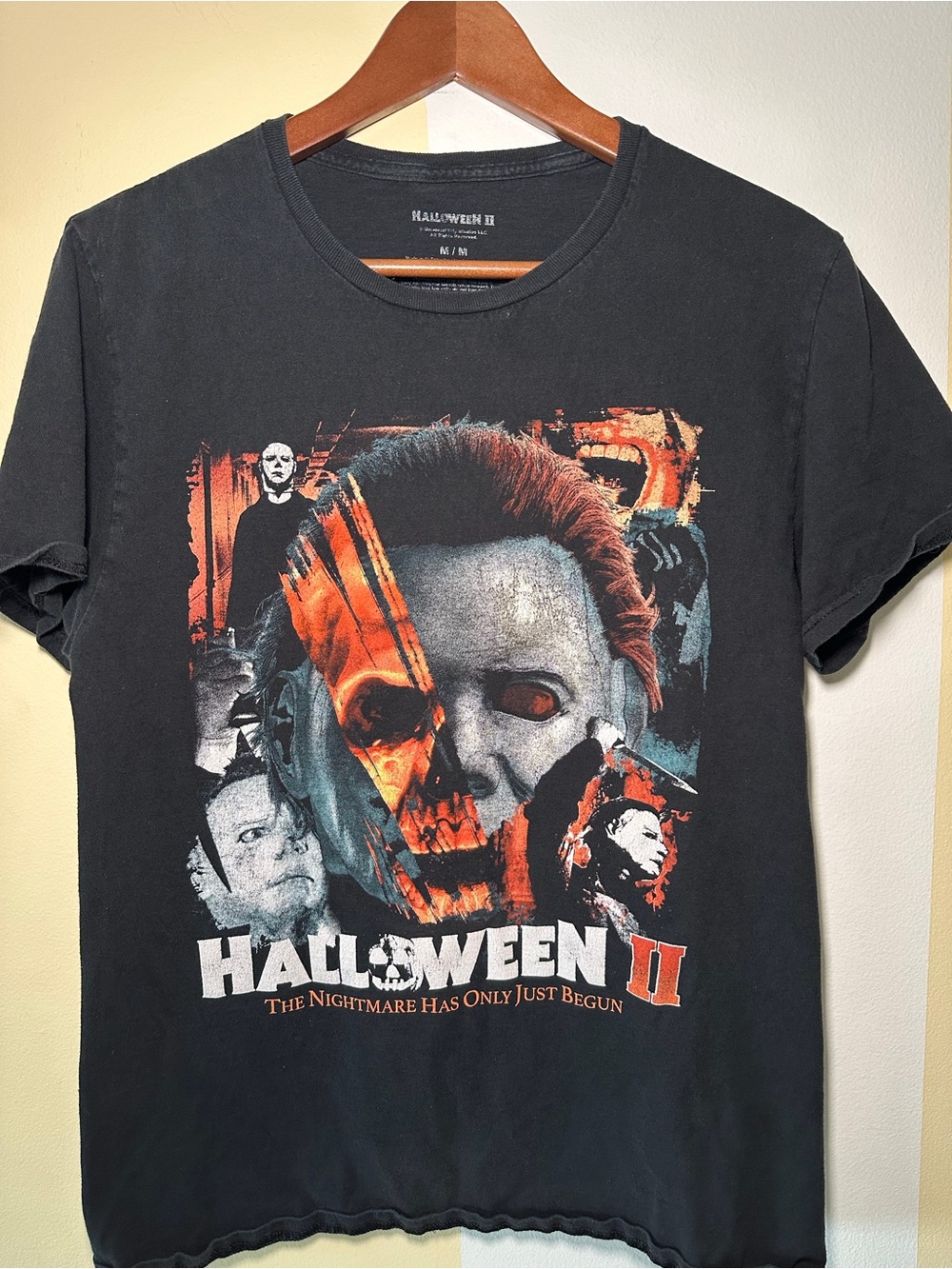 Halloween II Michael Myers Graphic Tee Shirt Mens Medium Universal Studios